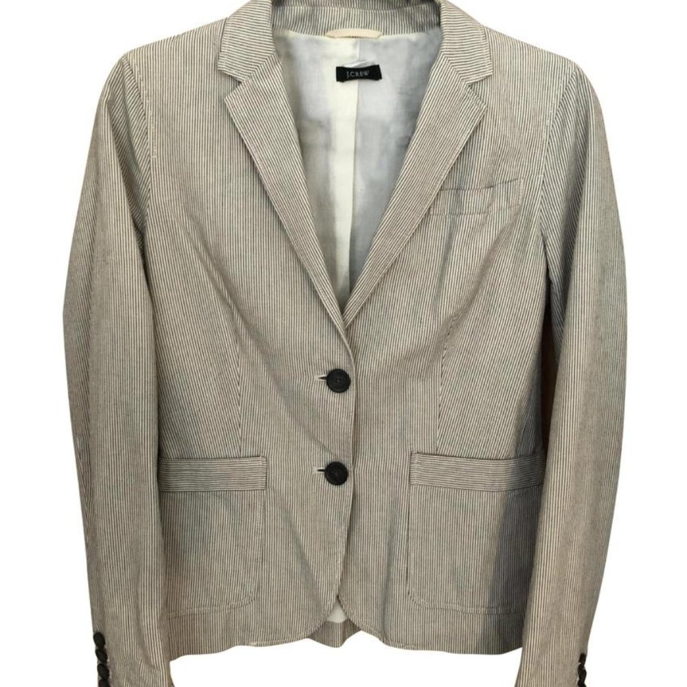 J. Crew Stripe Blazer